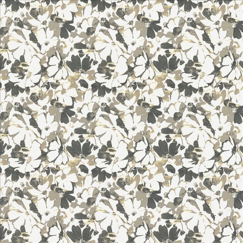 Kasmir Fabric Dayflower Grey
