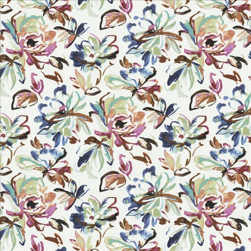 Kasmir Fabric Garden Floral Midnight